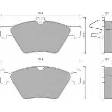 639081 ROULUNDS Комплект тормозных колодок, дисковый тормоз