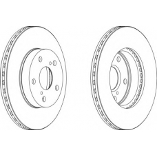 DDF777-1 FERODO Тормозной диск