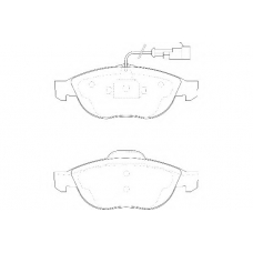 WBP23140A WAGNER LOCKHEED Комплект тормозных колодок, дисковый тормоз