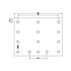 1906810 TEXTAR Комплект тормозных башмаков, барабанные тормоза