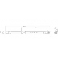 3535 REMKAFLEX Тормозной шланг