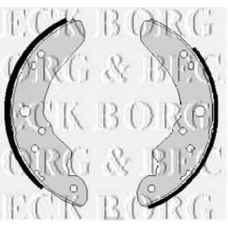 BBS6006 BORG & BECK Комплект тормозных колодок