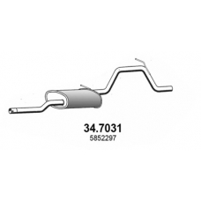 34.7031 ASSO Глушитель выхлопных газов конечный