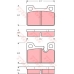 GDB247 TRW Комплект тормозных колодок, дисковый тормоз