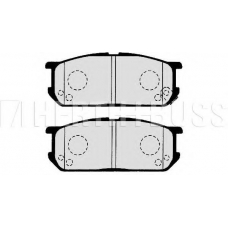J3606022 NIPPARTS Комплект тормозных колодок, дисковый тормоз