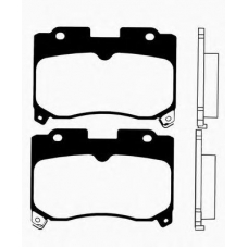 J PA-293AF JAPANPARTS Комплект тормозных колодок, дисковый тормоз