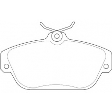 WBP20164A WAGNER LOCKHEED Комплект тормозных колодок, дисковый тормоз