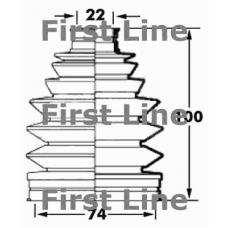 FCB6015 FIRST LINE Пыльник, приводной вал