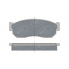SP 109 PR SCT Комплект тормозных колодок, дисковый тормоз