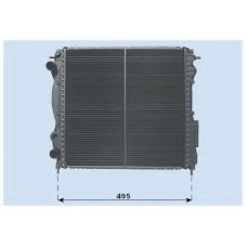 0109.3067 FRIGAIR Радиатор, охлаждение двигателя