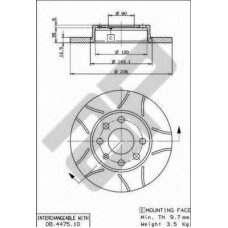 X 10170 AP Тормозной диск