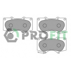 5000-1698 C PROFIT Комплект тормозных колодок, дисковый тормоз