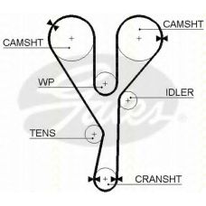 8645 5377xs TRISCAN Ремень ГРМ