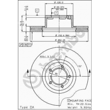 09.3373.10 BREMBO Тормозной диск