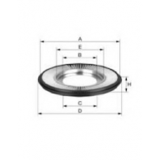 XA347 UNIFLUX FILTERS Воздушный фильтр