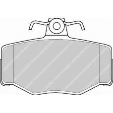 FSL707 FERODO Комплект тормозных колодок, дисковый тормоз