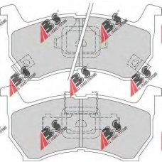 36531/1 ABS Комплект тормозных колодок, дисковый тормоз