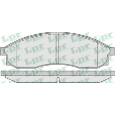 05P942 LPR Комплект тормозных колодок, дисковый тормоз