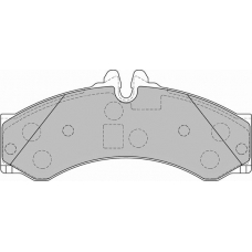 FD7236N NECTO Комплект тормозных колодок, дисковый тормоз