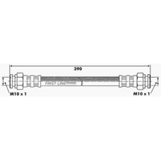 FBH6506 FIRST LINE Тормозной шланг