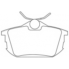 WBP21861A WAGNER LOCKHEED Комплект тормозных колодок, дисковый тормоз