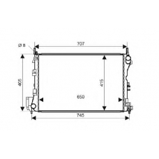 QER2272 QUINTON HAZELL Радиатор, охлаждение двигателя