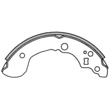 FN-1223 JNBK Колодки тормозные