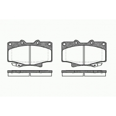 0429 04 KAWE Комплект тормозных колодок, дисковый тормоз