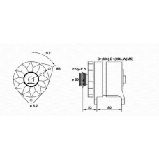 054022602010 MAGNETI MARELLI Генератор