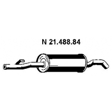 21.488.84 EBERSPACHER Глушитель выхлопных газов конечный