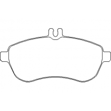 MDB2830 MINTEX Комплект тормозных колодок, дисковый тормоз