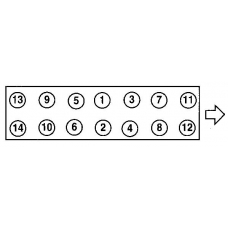 50130800 AJUSA Комплект прокладок, двигатель