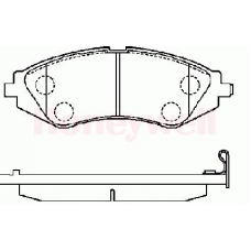 572408S STOP Комплект тормозных колодок, дисковый тормоз