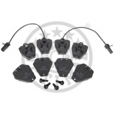 50822 OPTIMAL Комплект тормозных колодок, дисковый тормоз