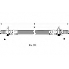 PHC247 TRW Тормозной шланг