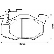 571333S STOP Комплект тормозных колодок, дисковый тормоз 571333S STOP Комплект тормозных колодок, дисковый тормоз