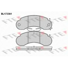 BL1723A1 FTE Комплект тормозных колодок, дисковый тормоз