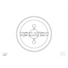 1020-7002 ASHUKI Тормозной барабан