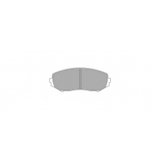 1076 SIMER Комплект тормозных колодок, дисковый тормоз