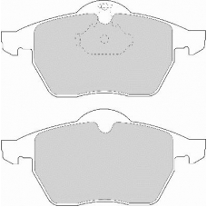 FD6710A NECTO Комплект тормозных колодок, дисковый тормоз