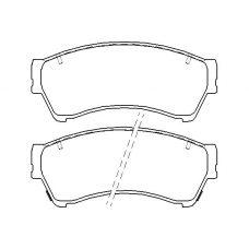 MDB2935 MINTEX Комплект тормозных колодок, дисковый тормоз
