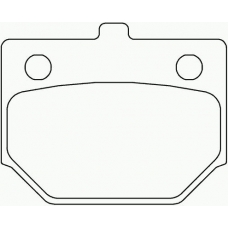 MDB1125 MINTEX Комплект тормозных колодок, дисковый тормоз