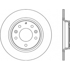 BDA2023.10 OPEN PARTS Тормозной диск