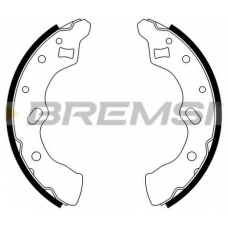 GF0790 BREMSI Комплект тормозных колодок