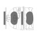 10140 OPTIMAL Комплект тормозных колодок, дисковый тормоз