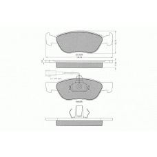 7.504 PEX Комплект тормозных колодок, дисковый тормоз