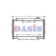210179N AKS DASIS Радиатор, охлаждение двигателя