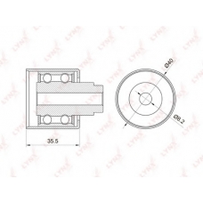 PB-3001 LYNX Ролик ремня грм audi/vw/skoda/