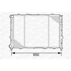 350213100700 MAGNETI MARELLI Радиатор, охлаждение двигателя