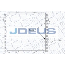 023B46A JDEUS Радиатор, охлаждение двигателя